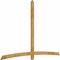 Ekena Millwork Bellingham Rough Sawn Timber Gable Bracket, Western Red Cedar, 108"W x 72"H x 2"D x 4"F, 16/12 Pitch GBW108X72X0204BEL00RWR - alternate 2